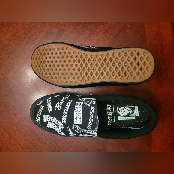 Vans Custom Collab Bettlejuice Graphic Slip-On Sneakers - Picture 5 of 6